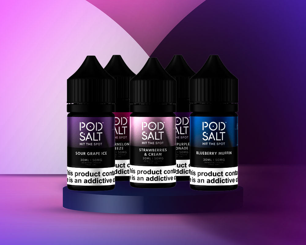 salt vape Salt Switch Grape Paradise 600 puffs 20mg Mesh Coil Disposable Vape
