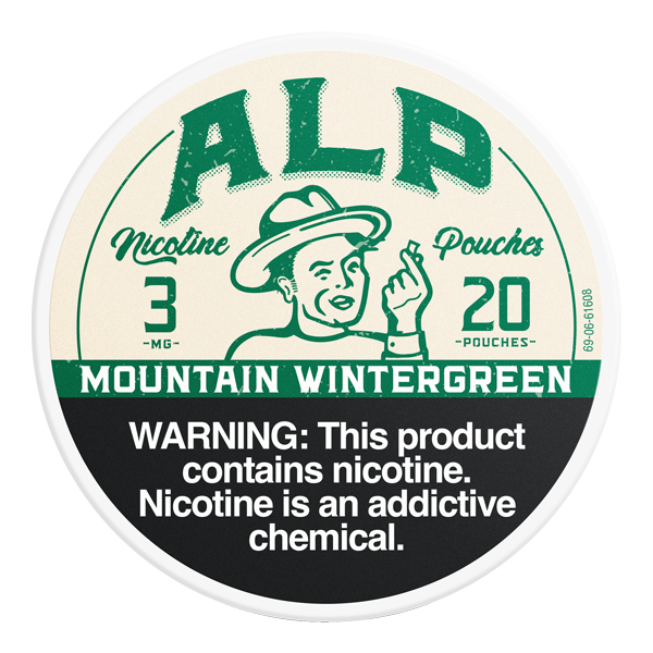 3mg Mountain Wintergreen ALP Pouches for Wholesale
