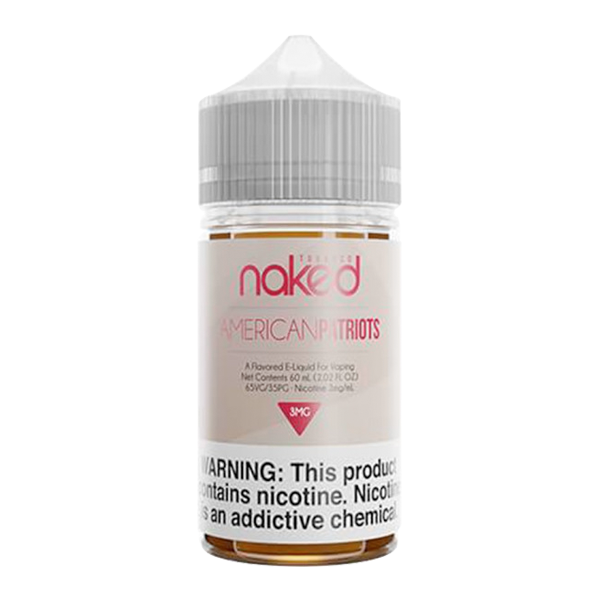 elf bar vape uk American Patriots Naked 100 Salt eLiquid $9.98