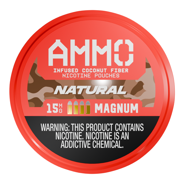 Natural AMMO Pouches 15mg