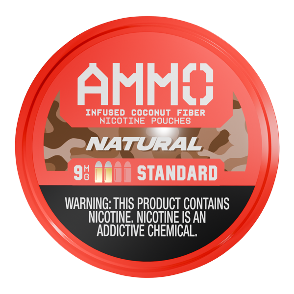 Natural AMMO Pouches 9mg
