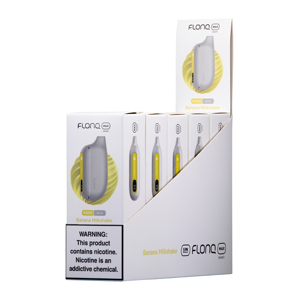 Flonq Max Smart 5 Pack Banana Milkshake - 20mg for Wholesale