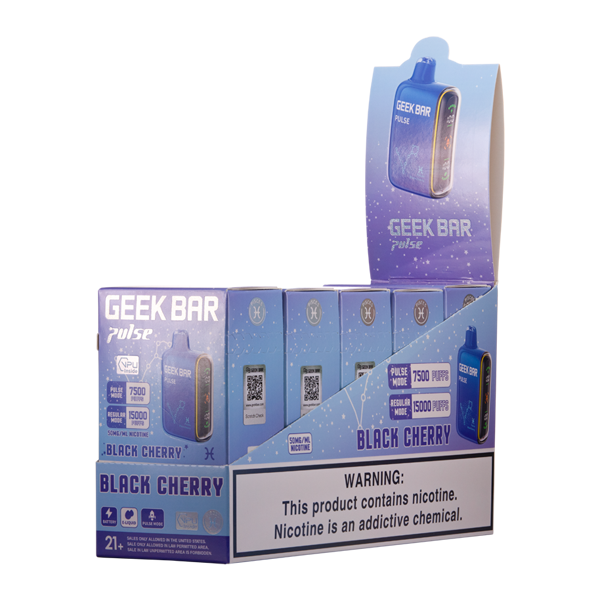 Black Cherry Geek Bar Pulse Wholesale Vapes MiPod Wholesale