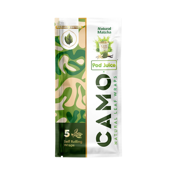 Natural Yuzu CAMO X POD JUICE Tea Wraps for Wholesale
