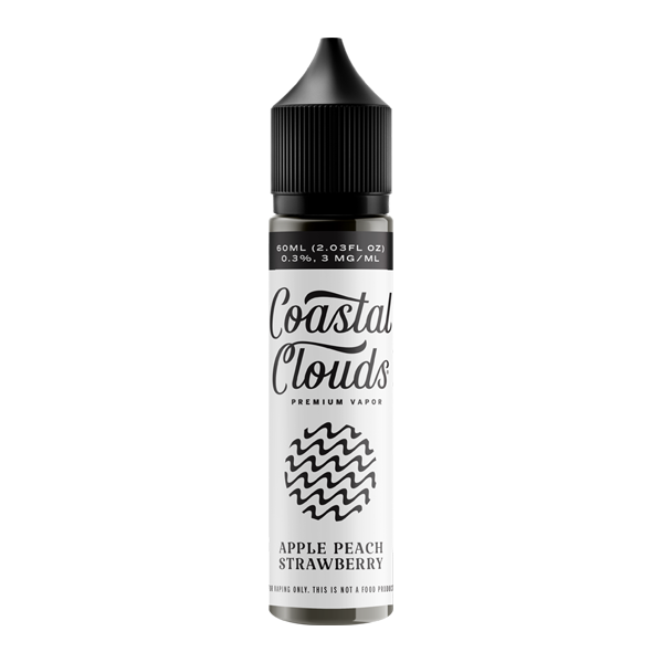 Apple Peach Strawberry - Coastal Clouds E-Juice 60ml for Wholesale