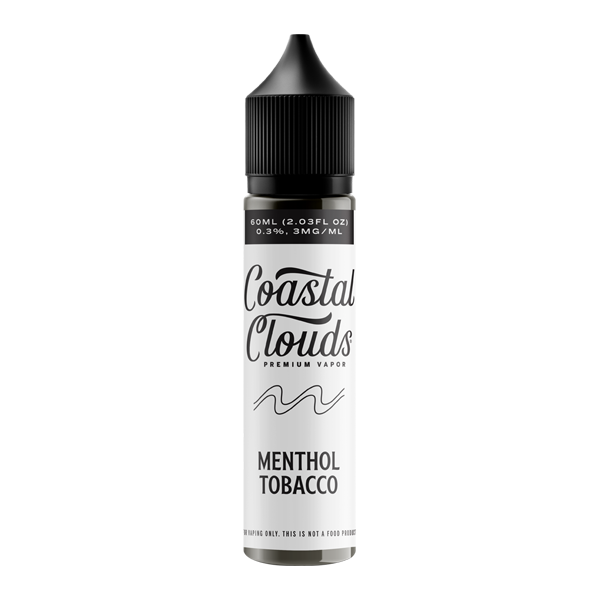 Menthol Tobacco - Coastal Clouds E-Juice 60ml for Wholesale