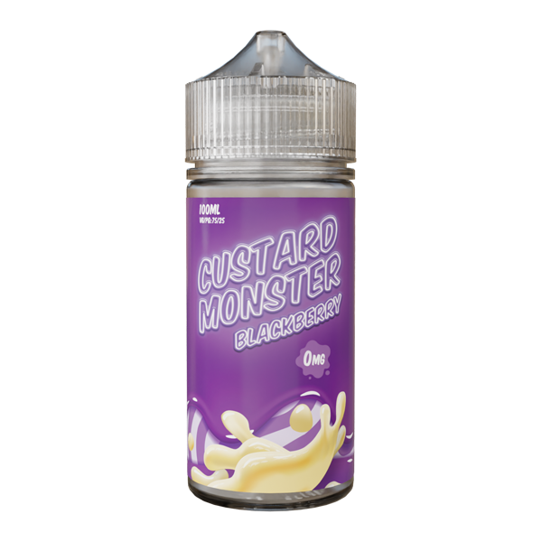Blackberry MONSTER LABS Custard Monster ZERO Nicotine 100ml for Wholesale
