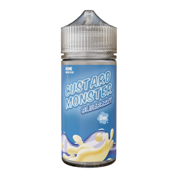 Blueberry MONSTER LABS Custard Monster ZERO Nicotine 100ml for Wholesale