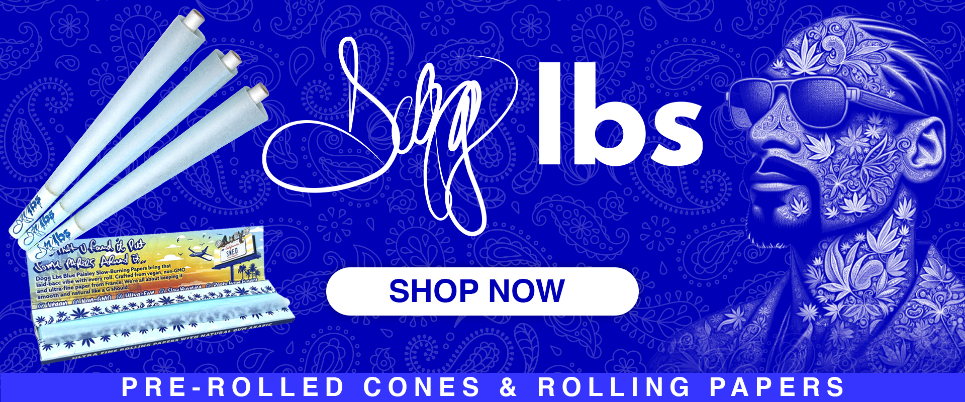 Dogg lbs Pre-Rolled Cones and Rolling Paper Desktop