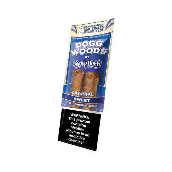 Dogg Woods Natural Leaf Cigars (Sweet)- 2pk for Wholesale