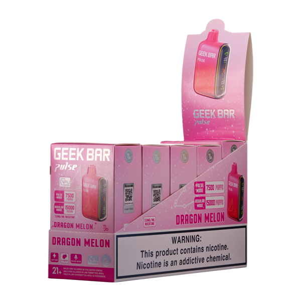 Dragon Melon Geek Bar Pulse Wholesale - Capricorn 5-Pack