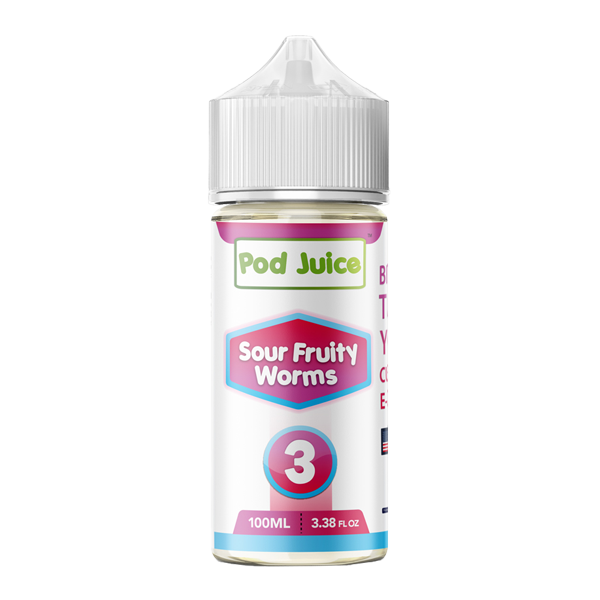 Sour Fruity Worms Pod Juice 100ml (Nixodine) Sour Fruity Worms Pod Juice 100ml (Nixodine)