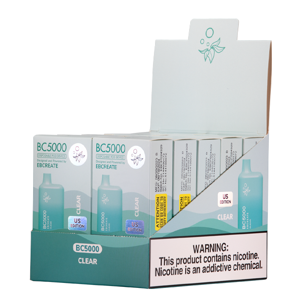 Clear Elf Bar Vape Wholesale 10-Pack