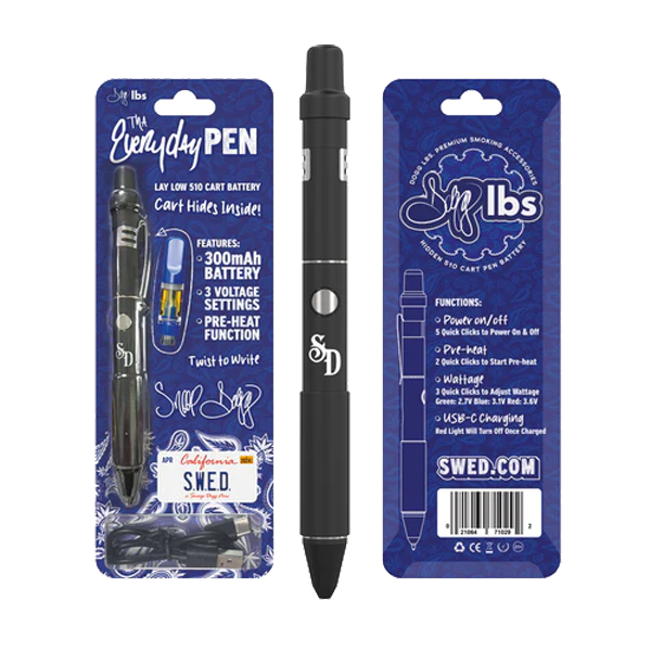 DOGG LBS Tha Everyday Pen- Black 2 for Wholesale