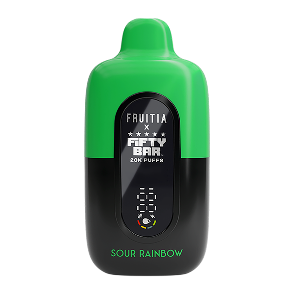 Sour Rainbow FRUITIA X Fifty Bar 20K Sour Rainbow FRUITIA X Fifty Bar 20K