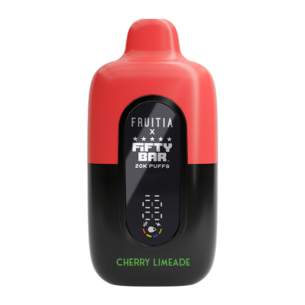 Cherry Limeade FRUITIA X Fifty Bar 20K for Wholesale