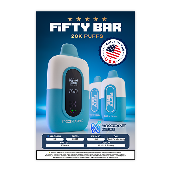 FIFTY BAR 20K Nixodine Poster 12" x 18" FIFTY BAR 20K Nixodine Poster 12" x 18"