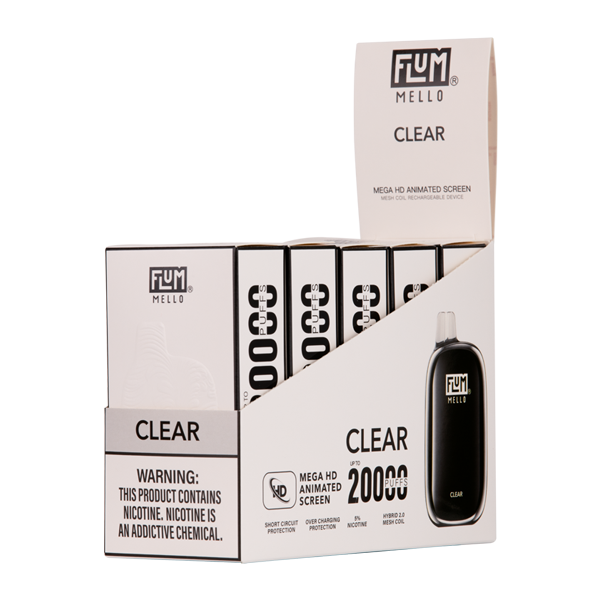 Clear FLUM Mello Vapes