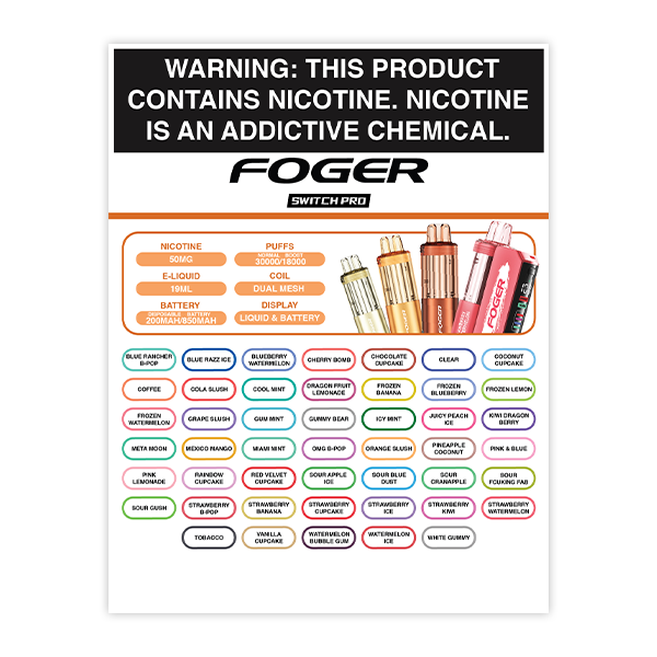 FOGER Switch Pro Lamination