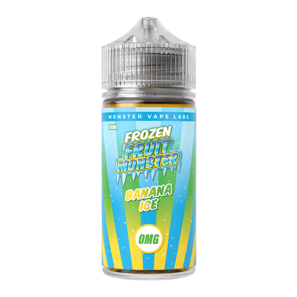 Banana Ice MONSTER LABS Frozen Fruit Monster ZERO Nicotine 100ml for Wholesale