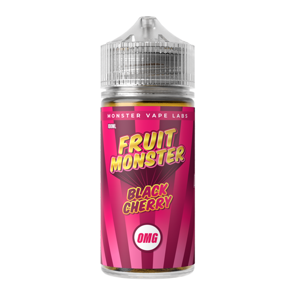 Black Cherry MONSTER LABS Fruit Monster ZERO Nicotine 100ml for Wholesale