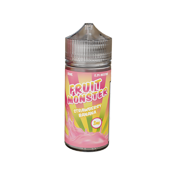 how much is elf bar vape Strawberry Banana Fruit Monster e-Juice by Monster Labs