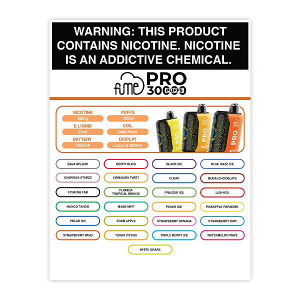 FUME PRO 30K Lamination