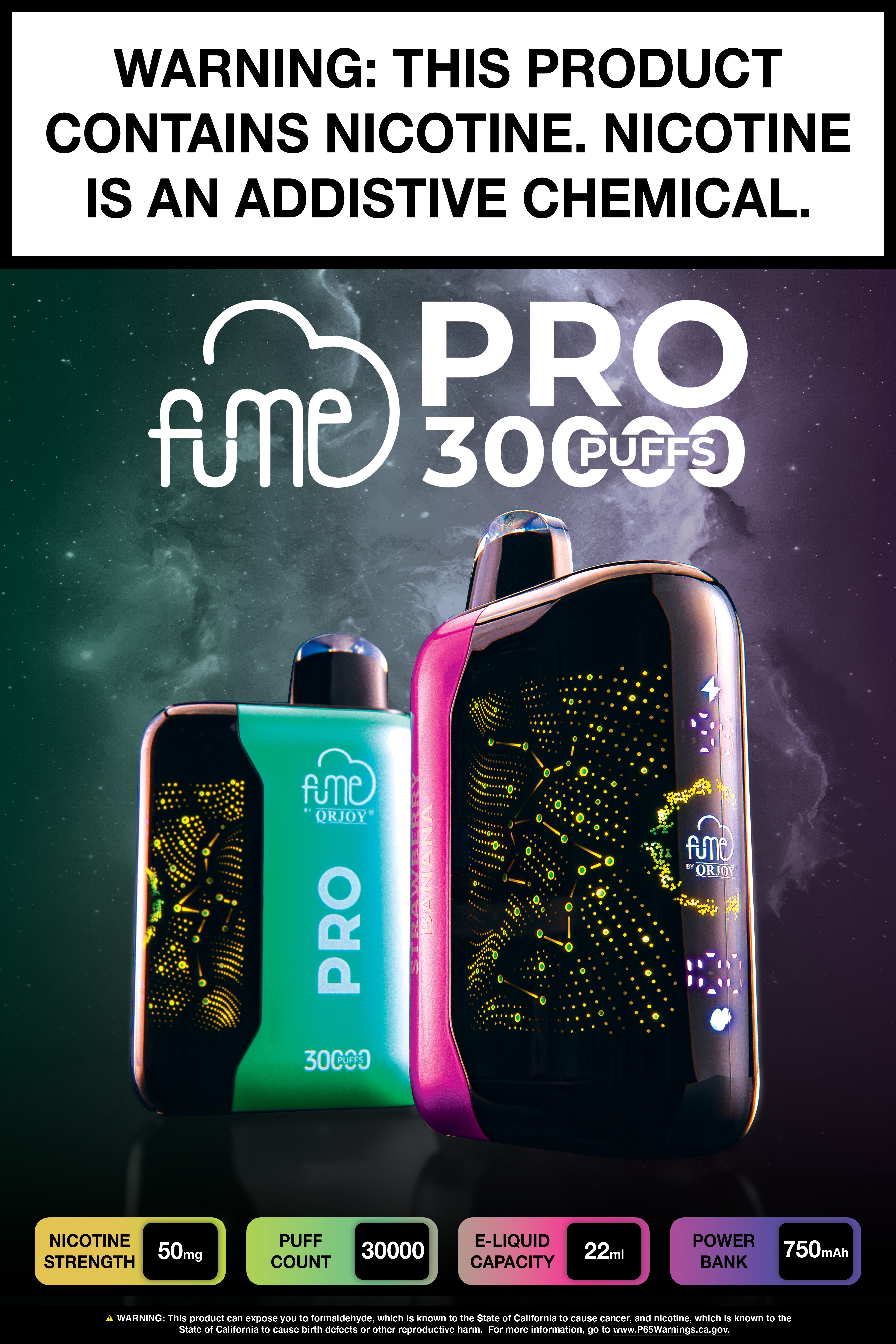 FUME PRO 30K Poster