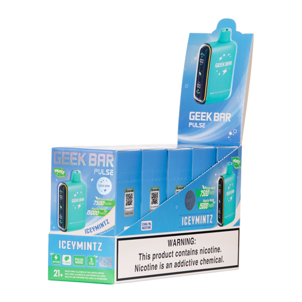 5 Pack of IceyMintz Geek Bar Pulse for Wholesale
