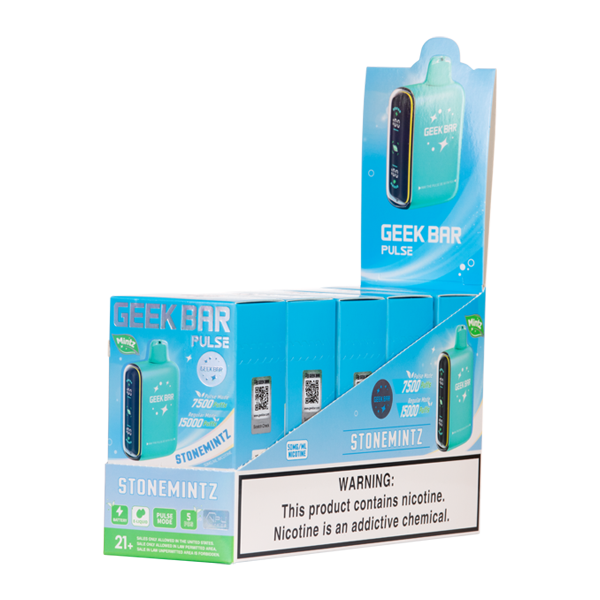 5 Pack of StoneMintz Geek Bar Pulse for Wholesale