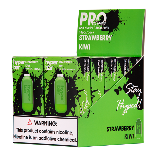 Strawberry Kiwi Hyper Bar Wholesale Vape 10-Pack