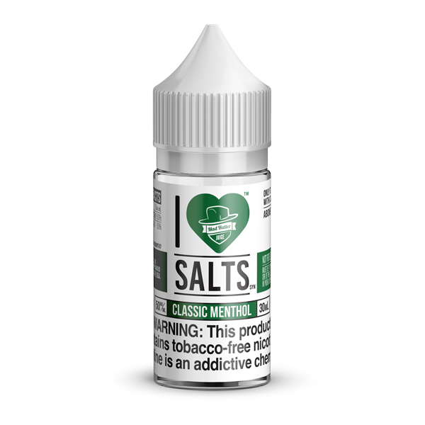 Classic Menthol I Love Salts 30ml for Wholesale