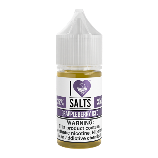 Grappleberry Iced I Love Salts 30ml for Wholesale