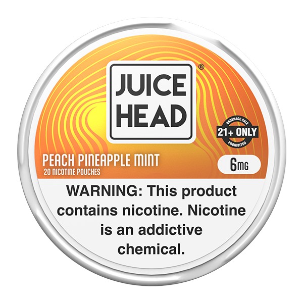 Peach Pineapple Mint Juice Head Nicotine Pouch 6mg for wholesale