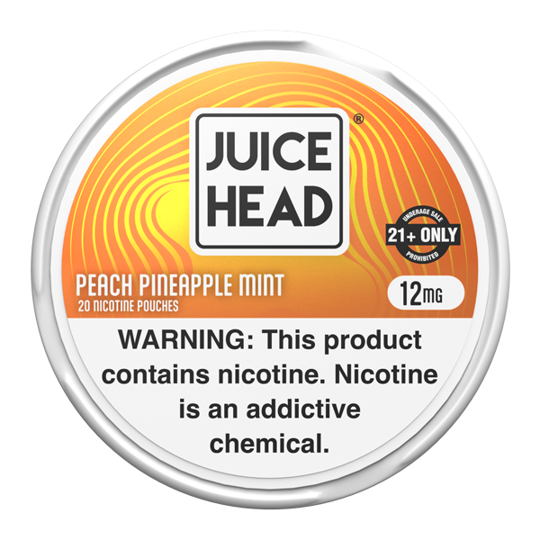 Peach Pineapple Mint Juice Head Nicotine Pouch 8mg for wholesale