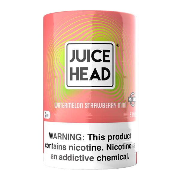 Watermelon Strawberry Mint Juice Head Nicotine Pouch 12mg 5-Pack for Wholesale