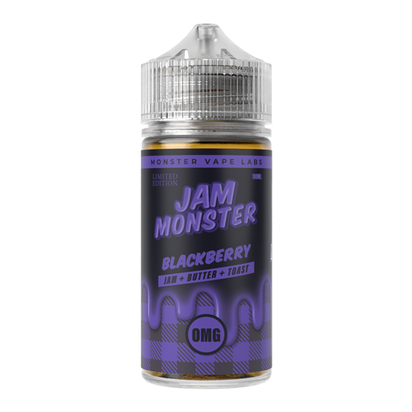Blackberry MONSTER LABS Jam Monster ZERO Nicotine 100ml for Wholesale
