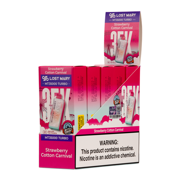 Strawberry Cotton Carnival LOST MARY MT35K TURBO Vapes for Wholesale