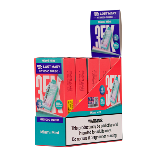 Miami Mint LOST MARY MT35K TURBO Nixodine Disposables for Wholesale