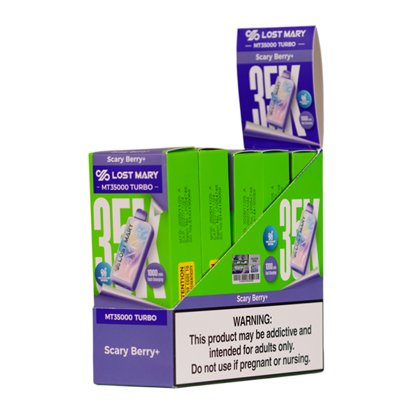 Scary Berry+ LOST MARY MT35K TURBO Nixodine Disposables for Wholesale