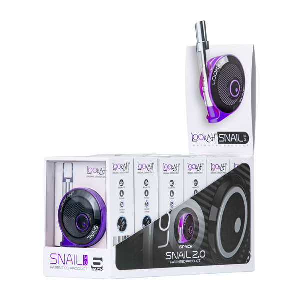 Lookah Snail 2.0 - Purple Vape Pen 6 pack for Wholesale