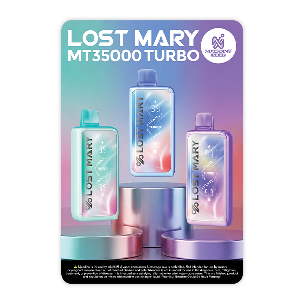 LOST MARY MT35000 Turbo Nixodine Window Sticker