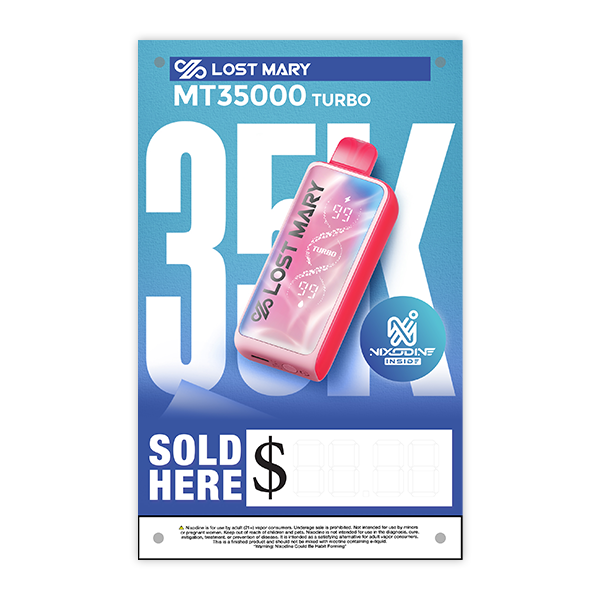 LOST MARY MT35K TURBO Nixodine Vinyl Banner