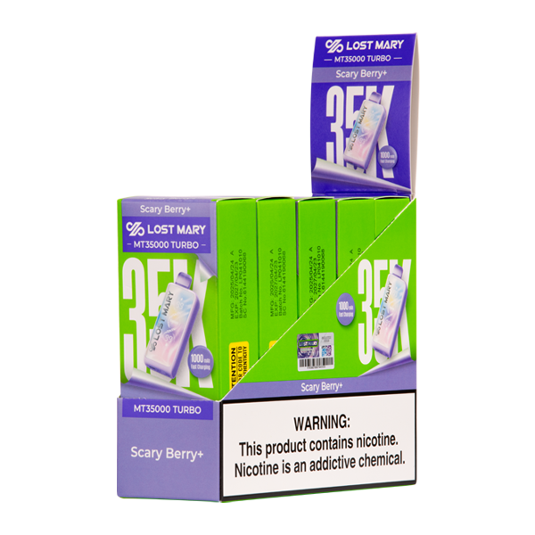 Scary Berry+ LOST MARY MT35000 TURBO disposables vapes for wholesale