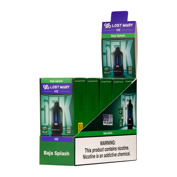 Baja Splash LOST MARY VIZ 55K Disposables for Wholesale