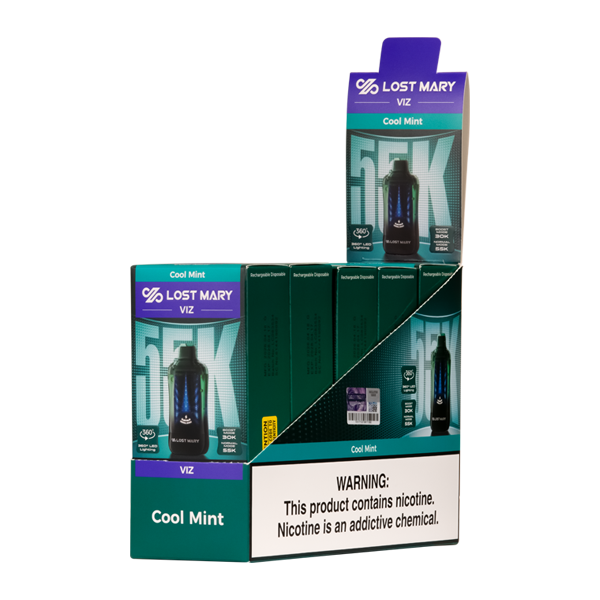 Cool Mint LOST MARY VIZ 55K Disposable for Wholesale