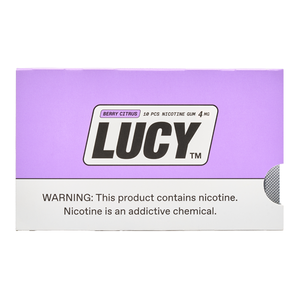 Berry Citrus LUCY Nicotine Gum 4mg for Wholesale
