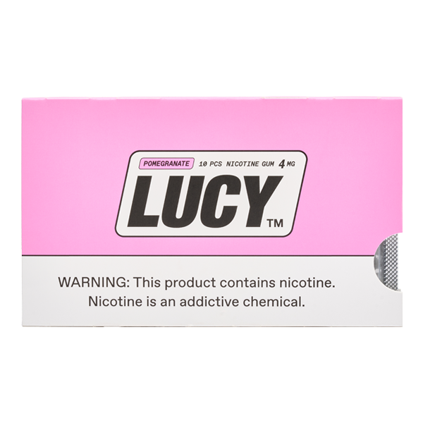 Pomegranate LUCY Nicotine Gum 4mg for Wholesale