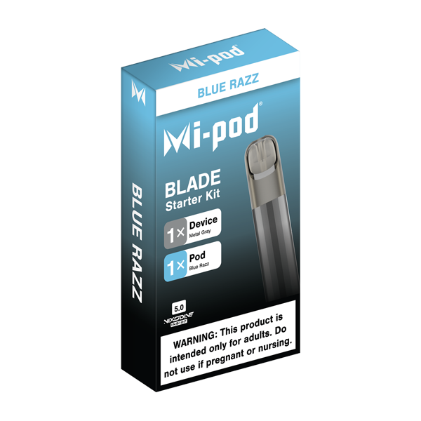 Mi-Pod NX Blade Starter Kit - Blue Razz Mi-Pod NX Blade Starter Kit - Blue Razz