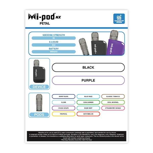 Mi-Pod NX Petal Lamination